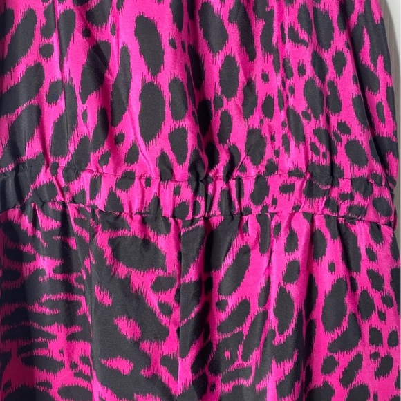 Michael Kors hot pink & black leopard jumpsuit! - Picture 4 of 7